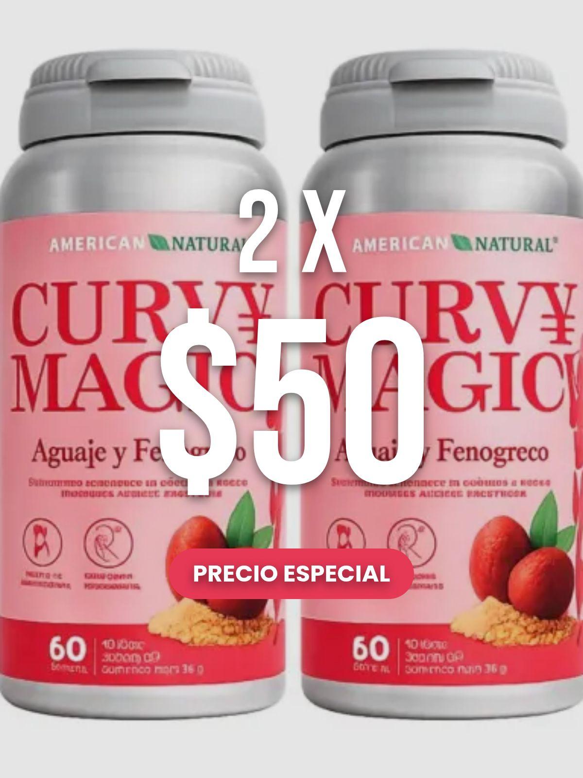 Curvy - Magic  Aguaje y Fenogreco x2